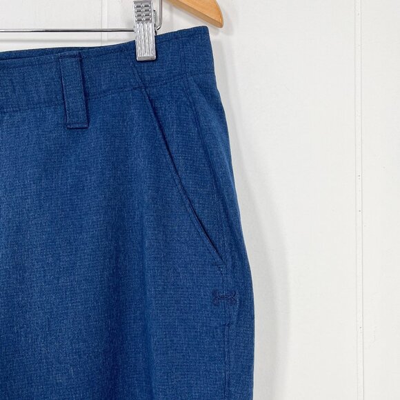 Under Amour Match Play Vented Golf Pant Loose Straight Size 36x32 (34x31) Blue - Picture 3 of 15